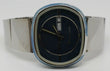 MIDO Commander 1970 Day Date Men's Stainless Steel Watch Dark Blue Dial 41MM
