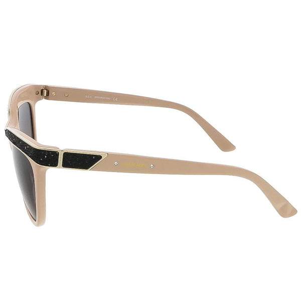 SWAROVSKI SK0075-F 72B 57 Women Sunglasses Smoke Gradient Lens
