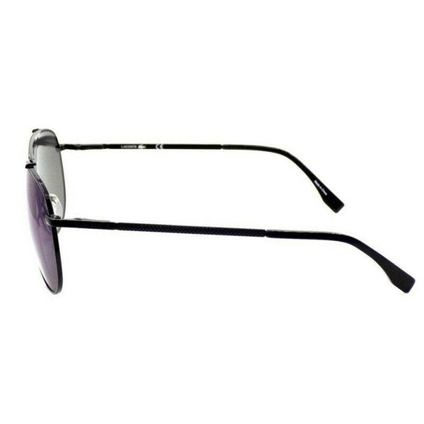 Lacoste Pilot Unisex Black Sunglasses Metal Frame