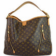 LOUIS VUITTON Delightful GM Monogram Canvas Shoulder Bag Brown