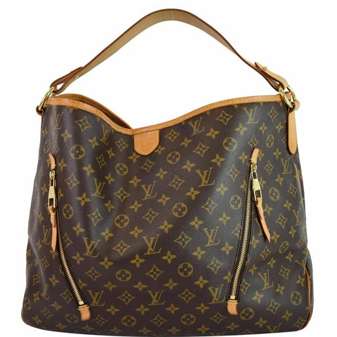 LOUIS VUITTON Delightful GM Monogram Canvas Shoulder Bag Brown