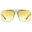 CHLOE CE140S 807 58 Square Women Gold Sunglasses Yellow Lens