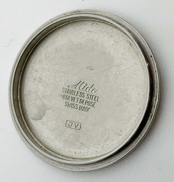 MIDO Commander 1980 Day Date Men's Stainless Steel Watch Light Blue Dial 41MM