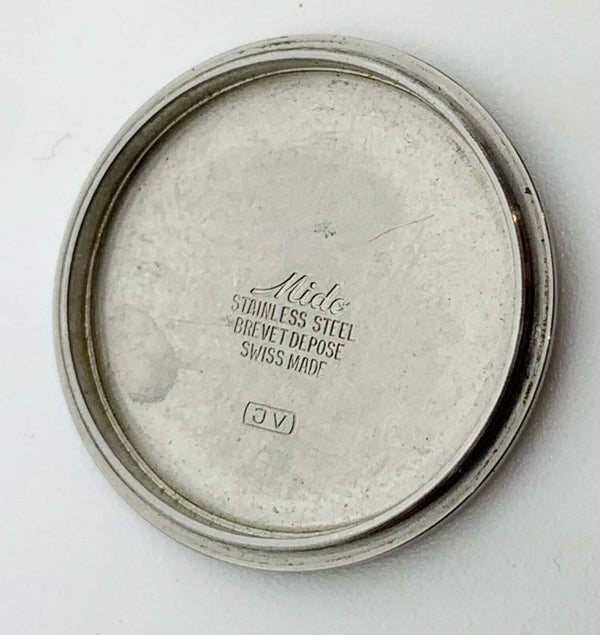 MIDO Commander 1980 Day Date Men's Stainless Steel Watch Light Blue Dial 41MM