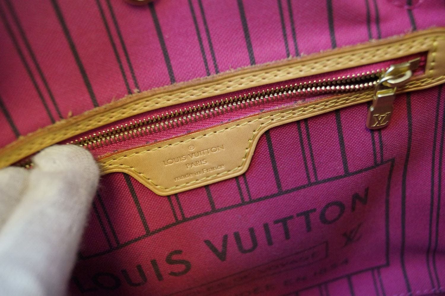 Louis Vuitton - Authenticated Neverfull Handbag - Cloth Purple for Women, Never Worn, with Tag