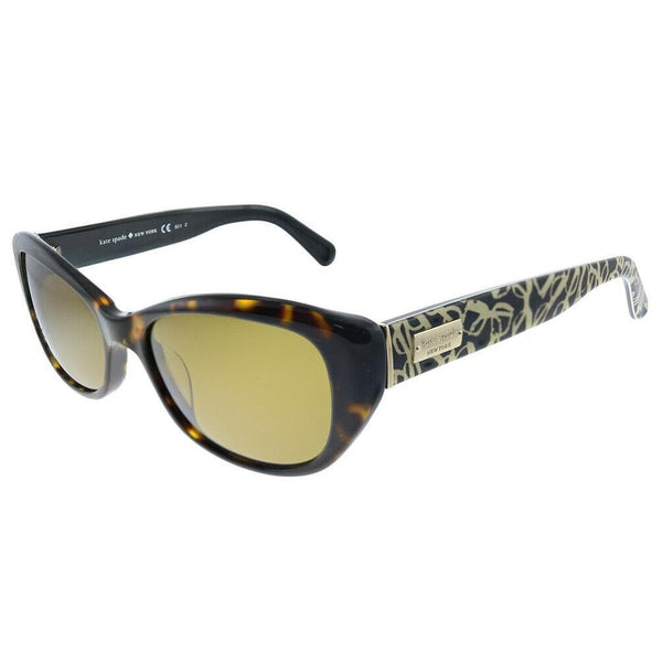 KATE SPADE KEARA/P/S PHN 51 Women Havana Sunglasses Brown Polarized Lens