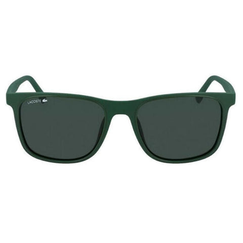 LACOSTE L882S 315 55 Square Men Green Sunglasses Green Lens