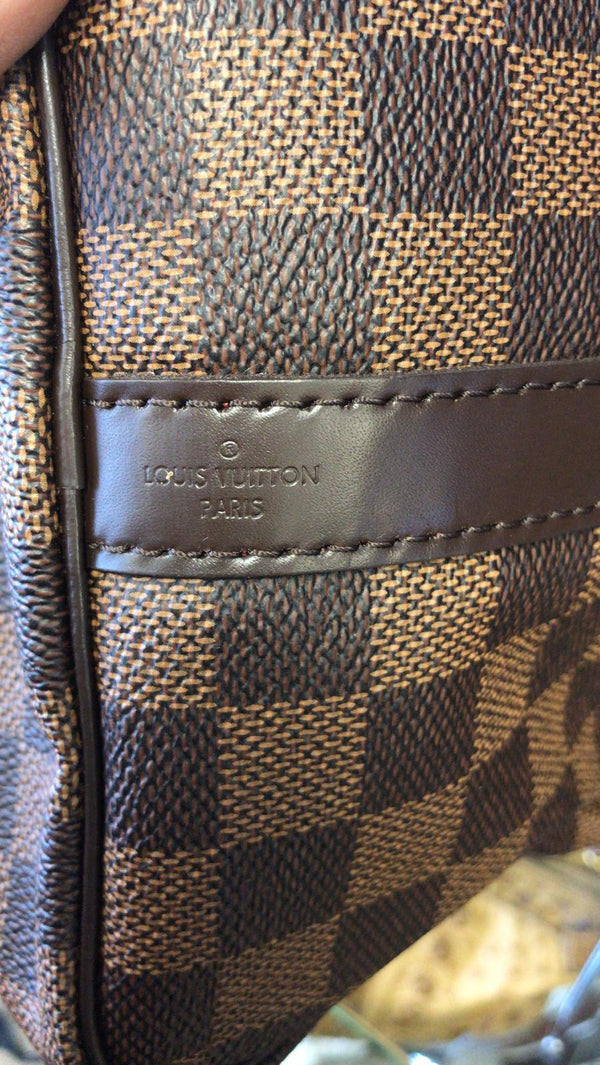 Louis Vuitton Speedy 30 Bandouliere Damier Shoulder Bag - side view