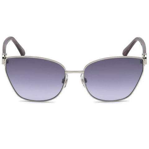 Swarovski SK0167 16Z Square Women Sunglasses Grey Gradient Lens