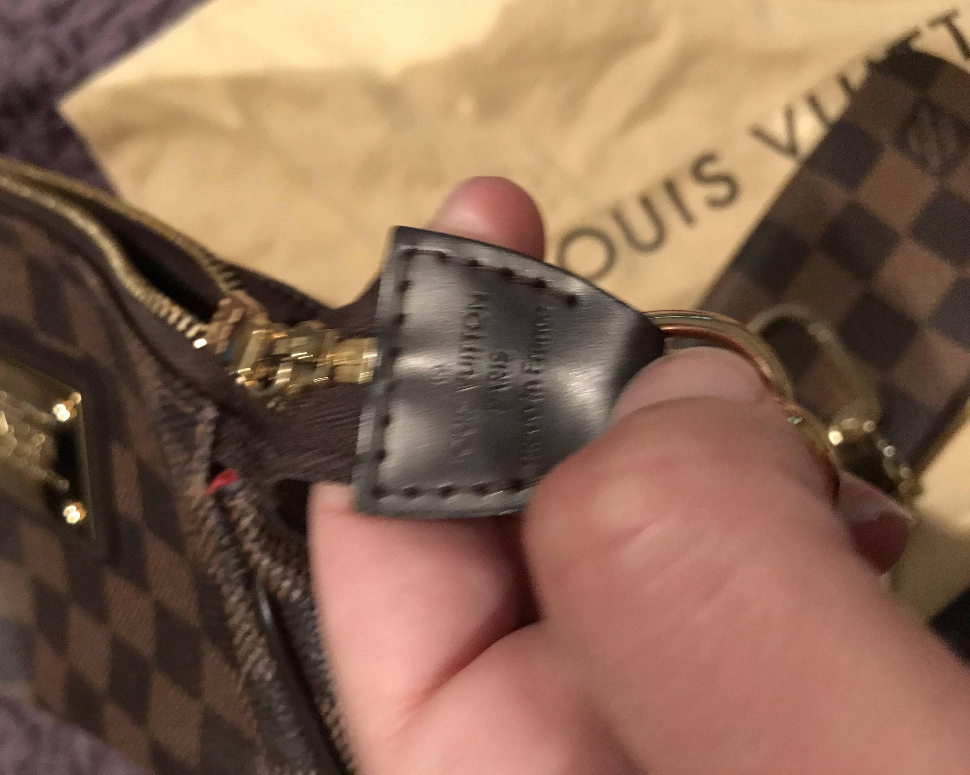 Eva cloth clutch bag Louis Vuitton Brown in Cloth - 35418093
