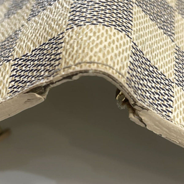 LOUIS VUITTON Insolite Damier Azur Wallet White