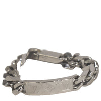 Louis Vuitton Monogram Chain Bracelet Silver - Front